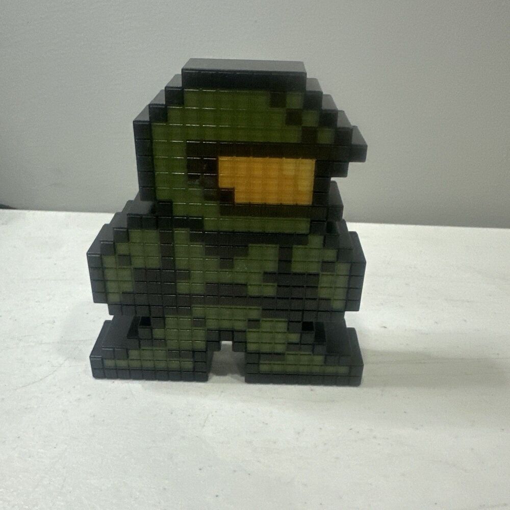 PIXEL PALS - HALO Master Chief  - Tested Works - Lights Up - Used